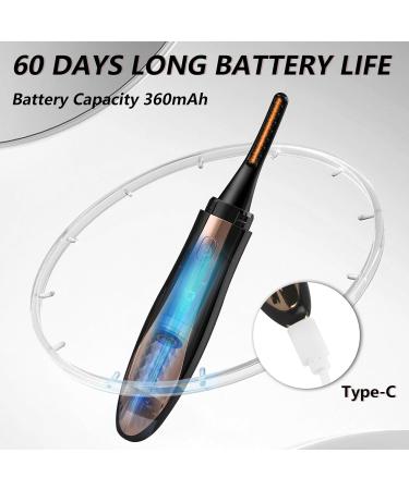 Heated Eyelash Curler - Rechargeable Electric Lash Lift with 4 Temperature Modes - Perfect Gift for Women - Buy Online on GoSupps.com