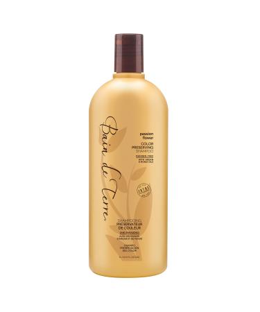 Bain de Terre Color Preserving Shampoo and Conditioner | Passion Flower | Color-Treated Hair | Argan & Monoi Oils | Paraben Free Shampoo 33.8 Fl Oz (Pack of 1)