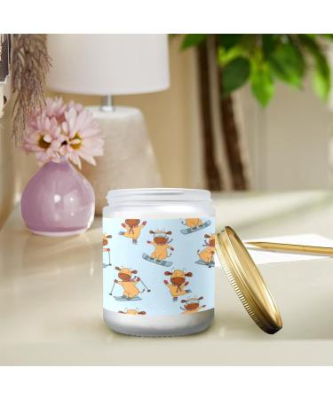 Orange Lemon Scented Candles - Aromatherapy Jar Candles Gift Set for Women | Long Lasting 7 oz - Perfect Birthday Gifts - Buy Online on GoSupps.com