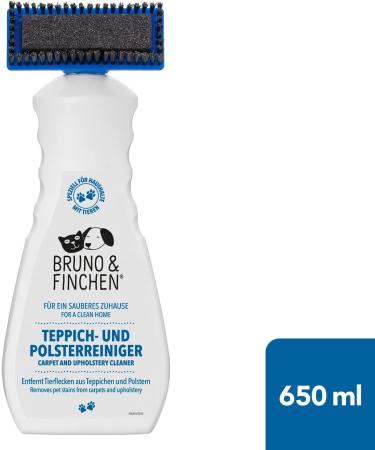 Bruno & Finchen Upholstery & Carpet Cleaner | Removes Pet Spots & Odors | Ideal for Dog Baskets | 650 ml - 1 Pack - Buy Online on GoSupps.com