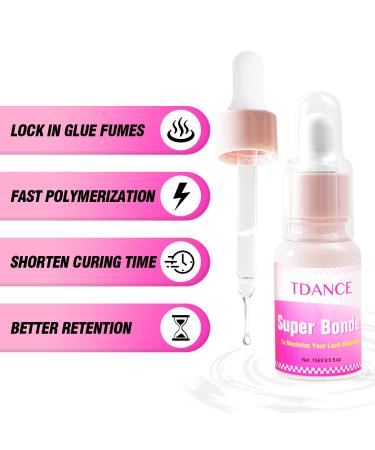 TDANCE Lash Bonder for Eyelash Extensions | Glue Accelerator | Long-Lasting Retention | Water & Oil Proof | 15ml - Buy Online on GoSupps.com