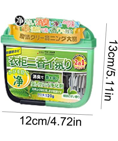 Closet Freshener Odor Eliminator - Closet Smell Freshener | Odor Eliminating & Deodorizing Box Safer Odor Relief for Small Spaces Natural Odor Eliminator Odor Absorbers for Home Dtt green tea - Buy Online on GoSupps.com