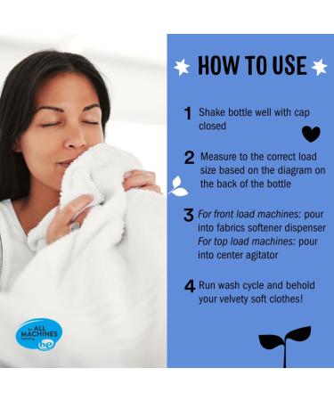 Molly's Suds Natural Fabric Softener Liquid - Plant-Based Essential Oils Ocean Mist | Sensitive Skin 50 Loads Reduces Wrinkles & Fights Static - Buy Online on GoSupps.com