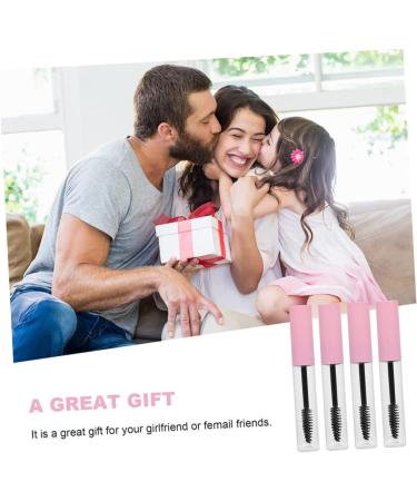 Healvian 45 Pcs Mascara Empty Tube Lash Wand False Lash Mascara Empty Eyelash Bottle oil Plastic Pink - Buy Online on GoSupps.com