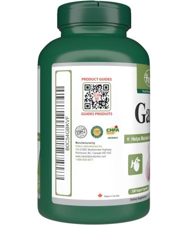 VORST Garlic 1200mg Per Serving 3 X 180 Vegan Capsules | Helps Maintain Cardiovascular & Heart Health | Garlic Pills for Blood Pressure | Powder Pills | 3 Bottles 540 count (Pack of 1) - Buy Online on GoSupps.com