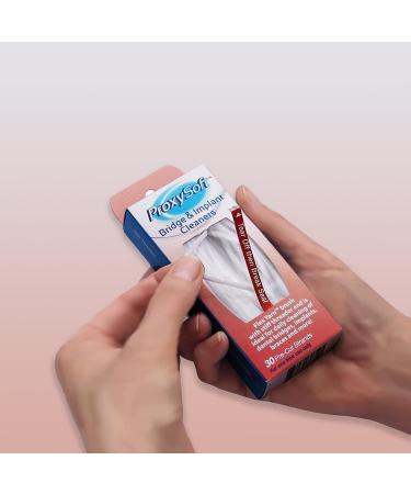 ProxySoft Bridge & Implant Cleaners - 5 Pack (150 Strands) | Effective Dental Care for Implants & Bridges | International Shipping Available - Buy Online on GoSupps.com