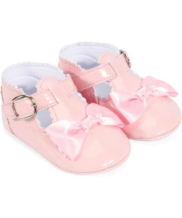 LACOFIA Baby Girls Anti-Slip Mary Jane Shoes 12-18 Months - Pink - Buy Online on GoSupps.com