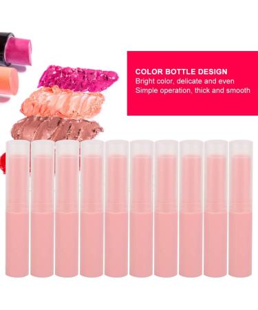 Colorful Lip Balm Tube Empty Lip Balm Tube Lipstick for Lip Balm(07#Lipstick tube pink ) - Buy Online on GoSupps.com