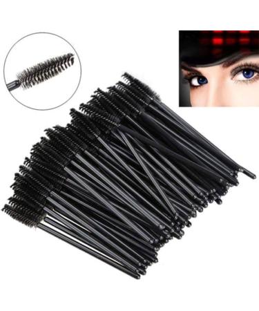 MAGIC SKIN 100pcs black mascara brush eyebrowcosmetic makeup brush tool kit (100 pcs) - Buy Online on GoSupps.com