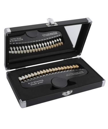ANNWAH Dental Teeth Shade Guide  Professional Porcelain 3D R-20 Tooth Whitening Shade Chart with 20 Colors - Buy Online on GoSupps.com