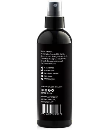 Aromasong Eucalyptus & Wild Mint Pillow Spray - Natural Calming Mist for Deep Sleep - Buy Online on GoSupps.com