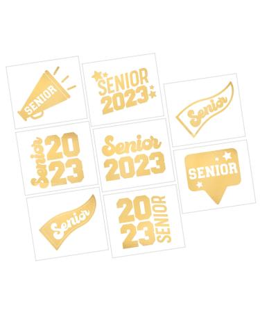 2023 Senior Foil Tattoos - 6 7/8 x 4 | 8 Pcs.