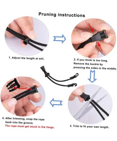 Beaupretty Adjustable Neck Strap & Cable Holding Tape for Sunglasses - Durable Polyester Mask Holder Rope - Buy Online on GoSupps.com