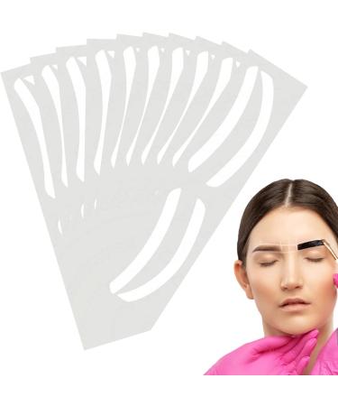  Whnbuij Stick-on Eyebrow Tattoos Mapping Stickers Eyebrow Shape Guide | 10 Pairs of Eyebrow Shaping Stencils Eyebrow Mapping Templates for Tinting - Buy Online on GoSupps.com