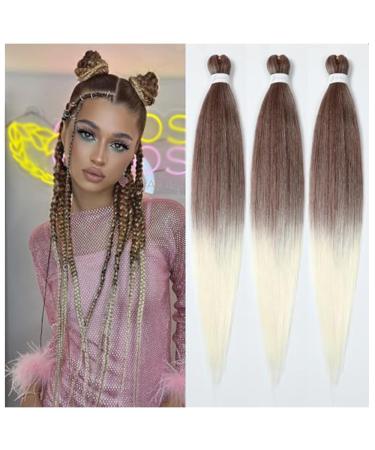 Easy braid anti-stretched s braid 32 inch 3-packs hair for braid Kanecalon Braided hair synthetic hair art hair for braid extensions hair extensions (32 inches 30-613#) 81cm-32 inches (3 Series) 30-613#