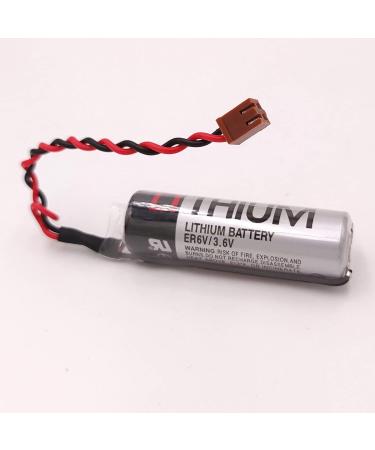 Buy 10 Pack ER6VCT ER6V/3.6V PLC Batteries for Robot OTC - 2000mAh Small Brown Plug | International Shipping Available - Buy Online on GoSupps.com