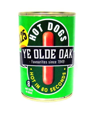 Ye Olde Oak Hot Dogs in Brine 400g-Food