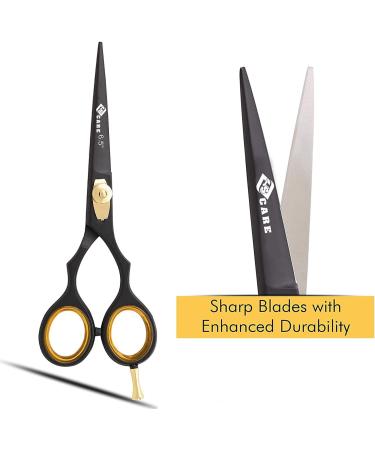 YSCARE Professional Hair Scissor - Stainless Steel Hair Cutting Shears for Salon Barbers - 6.5 inch Straight Blade - Ideal for Men, Women, Children, and Adults - Buy Online on GoSupps.com