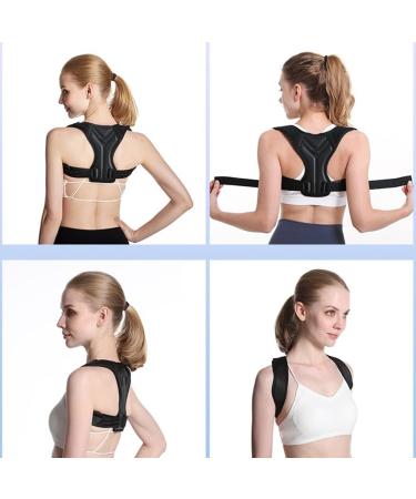 Children Posture Correction Belt Adults Prevent Humpack Corrector Unisex Invisible Spinal Support Back Pain Relief (Color : Black Size : Medium) (Black Large) - Buy Online on GoSupps.com