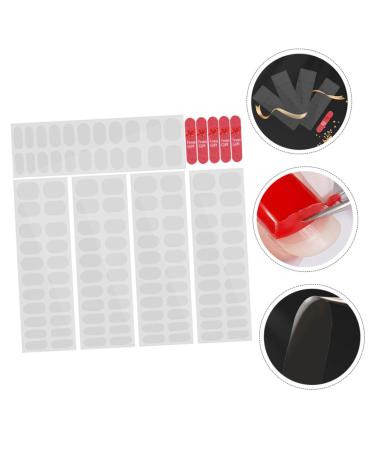 SOESFOUFU 10 Sheets Nail Stickers Gel Nail Strips Manicure Kit Nail Art Stickers Gel Nail Wraps with Gel Nails Stickers Polish Pops Nail Wraps Stick on Nail Polish Strips Double Sided Tape - Buy Online on GoSupps.com