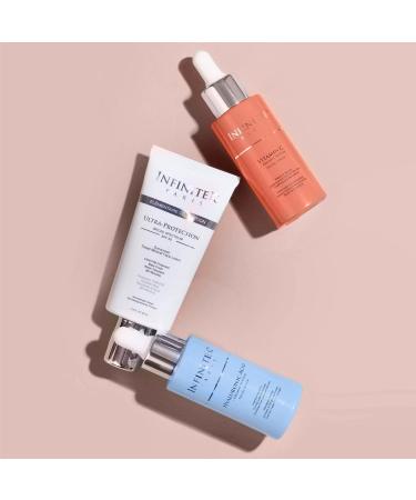 Infinitek Paris Essential Kit - Vitamin C + Hyalouronic Acid + Face Sunscreen Tinted - Buy Online on GoSupps.com