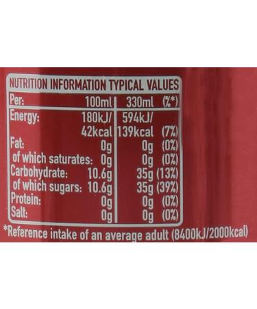 Coca Cola Soft Drink Can 330ml x 24 Regular Coca Cola Cans 330ml Soft Drink Sparkling Soft Drinks 330ml Cans 24 Cans Boxed Treatz - Buy Online on GoSupps.com