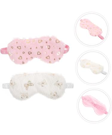 Buy Housoutil Washable Eye Mask 2pcs - Double Sided Sleep Mask for Travel - Lightweight Plush Eye Cover - Buy Online on GoSupps.com