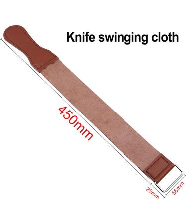 Premium Extra Wide Real Leather Sharpening Straps - Cowhide for Razors & Knives - Brown - Buy Online on GoSupps.com