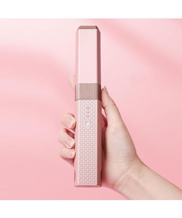 Portable Cordless Hair Straightener & Curling Iron - Fast Heating & Rechargeable Ideal for Travel Pink - Buy Online on GoSupps.com