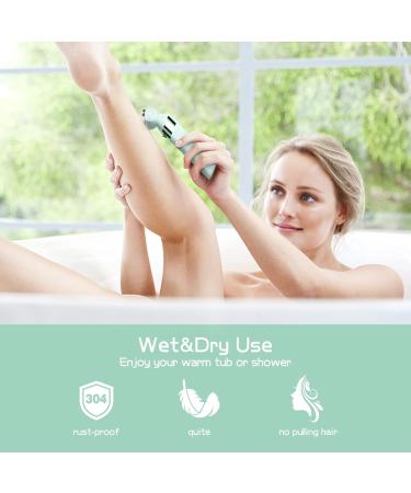 3-in-1 Electric Razor for Women - Rechargeable Bikini Trimmer & Body Groomer Wet/Dry IP7X Waterproof Shaver for Legs Face & Underarms - Buy Online on GoSupps.com