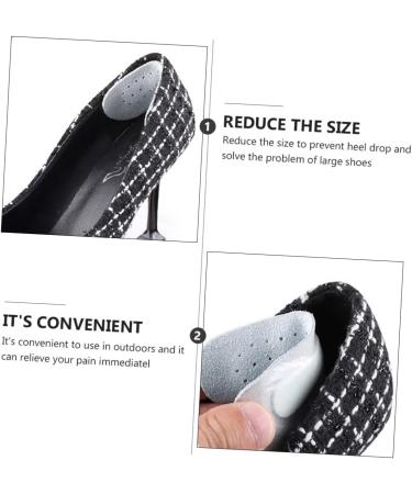 6 Pairs Anti-Wear Foot Stickers - Cow Leather Heel Pads & Anti-Slip Shoe Protectors for High Heels - Buy Online on GoSupps.com