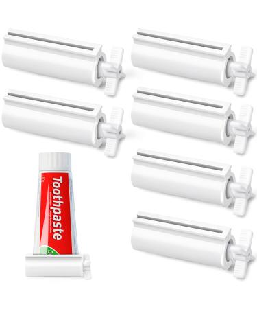 LoveInUsa Toothpaste Squeezers (6-Pack) Toothpaste Tube Roller Toothpaste Dispensers for Bathroom Saves Toothpaste Creams