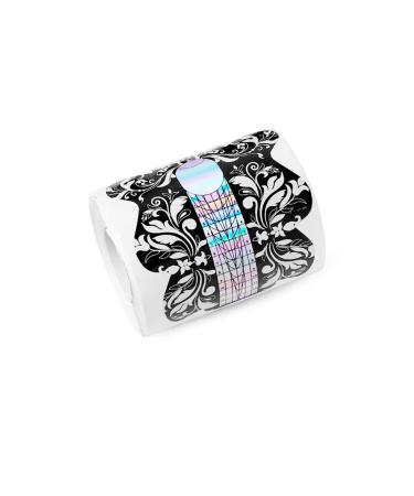 Layhou 100 pieces nail stencil nail stencils Modeling template self-adhesive for gel nails nail extension nail shape for NailArt 3#