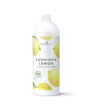 Young Living Lushious Lemon Foaming Hand Soap | 32 oz Bottle | Refreshing and Invigorating Citrus Scent | For Gentle Cleansing Moisturizing and Hydrating Hands Without Harsh Chemicals