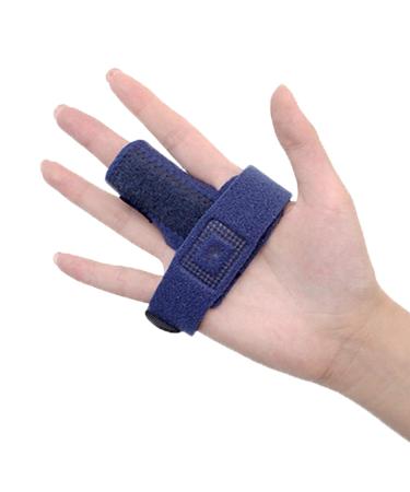 Trigger Finger Splint Adjustable Finger Brace for Right/Left Hand Stabilizing Support for Sprains Pain Relief Mallet Injury Arthritis Blue2