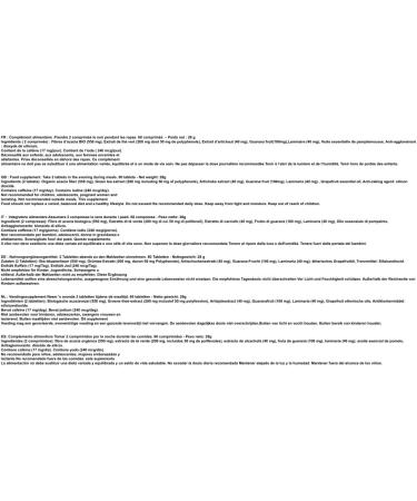 Powerful Fat Burner Flat Stomach Hunger Suppressant 60 Vegan Tablets Men and Women Made in France - Buy Online on GoSupps.com