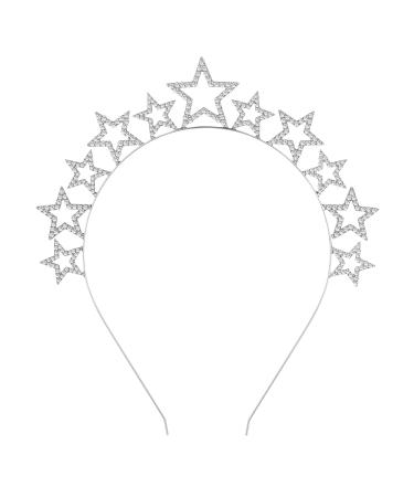 Sibba Headbands Set  Star Headbands Cute Reindeer Antler Hairbands Rhinestone Hairbands Shinny Crystal Merry Christmas Crown Hair Hoop Holiday Party Tiara Headpiece - Buy Online on GoSupps.com