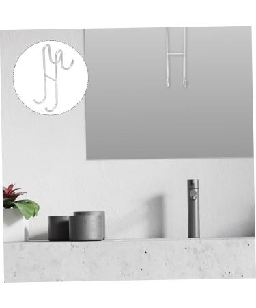 STOBAZA Towel Hook Hangers for Clothes Hangers Heavy Duty Over The Door Hook Clothes Hook Bathrobe Hanging 18X10CM Silver - Buy Online on GoSupps.com
