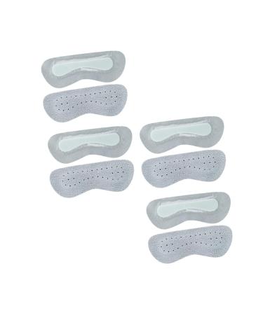 FRCOLOR 4 Pairs Anti-wear Back Stickers Heel Pads Casual Shoes Anti-wear Feet Sticker Feet Protector Casual Dress Shoe Black High Heels Heel Cushions Black Gel Sponge Insole Do Not Follow Grey 18X10.5cm