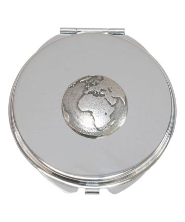 Earth Compact Mirror Handbag Gift With Free Engraving 421