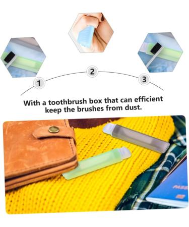 Foytoki 8-Piece Portable Foldable Travel Toothbrush Set - Soft Bristle Toothbrushes for Easy Travel - Buy Online on GoSupps.com