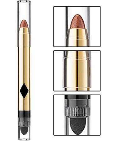 Eyeshadow Pencil Double-Ended Pearlescent Eye Shadow Sticks Pencil Crayon | Crayon Brightener Highlighter Makeup Stick Kit Waterproof Shimmer Eyeliner Makeup Tmay 03# - Buy Online on GoSupps.com