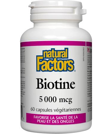 Natural Factors Biotin 5000 mcg - Buy Online on GoSupps.com