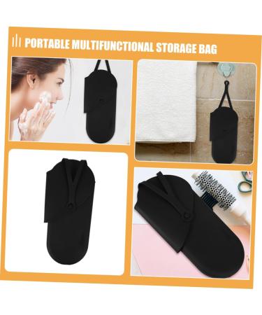 Baluue 2pcs Black Storage Pouch Hair Rollers Hair Straightener Organizer 29.50X13.50X2.00CM Black - Buy Online on GoSupps.com