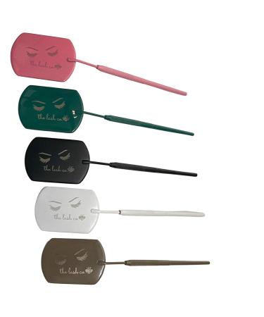 Buy The Lash Co. Xtra Large Lash Extension Mirror - 2.5" Matte Black Pink White Green | Perfect for Professional & Home Use - Buy Online on GoSupps.com