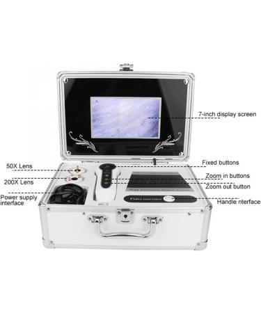 Analyseur Capillaire Portable Avec Cran Lcd 7 Pouces - D Tecteur De Follicules Pileux Pour Cuir Chevelu D Tection Num Rique De La Sant De La Peau Analyseur De Follicules Pileux - Buy Online on GoSupps.com