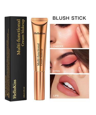 Liquid Blush Beauty Wand - Contouring Highlighter Bronzer Stick for Long Lasting Smooth Matte Finish - Lightweight Blendable Cream Stick (3Blush) - Buy Online on GoSupps.com