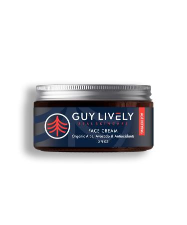 Premium Anti Aging Face Cream - Moisturizer Face Cream for Men - Natural Age Defying Face Moisturizer with Organic Ingredients (Made in USA)
