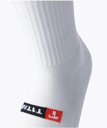 T1TAN Grip Socks - Ideal Non-Slip Socks for Men Women & Kids | Size 35-38 | White | Shop Vibrant Colors Now! - Buy Online on GoSupps.com