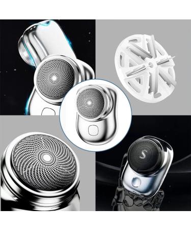 USB Mini Shaver Portable Electric Shaver Pocket Portable Electric Shave Mini Rechargeable Fabric Shaver Electric Shaver Pocket Size Waterproof Razor Wet and Dry (Silver) - Buy Online on GoSupps.com